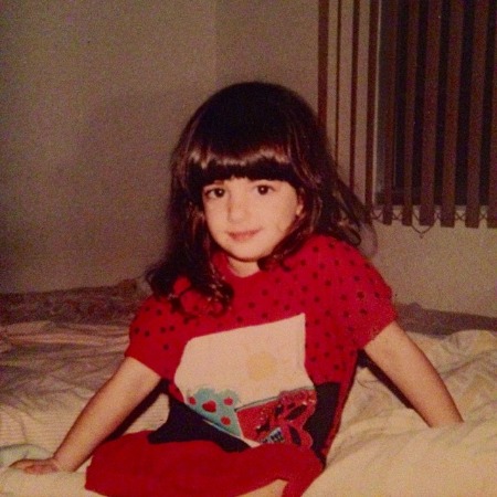 Ayden Mayeri looks pretty in her childhood.